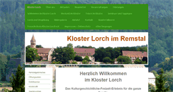 Desktop Screenshot of kloster-lorch.com